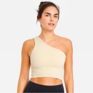 JoyLab One Shoulder Top, size M